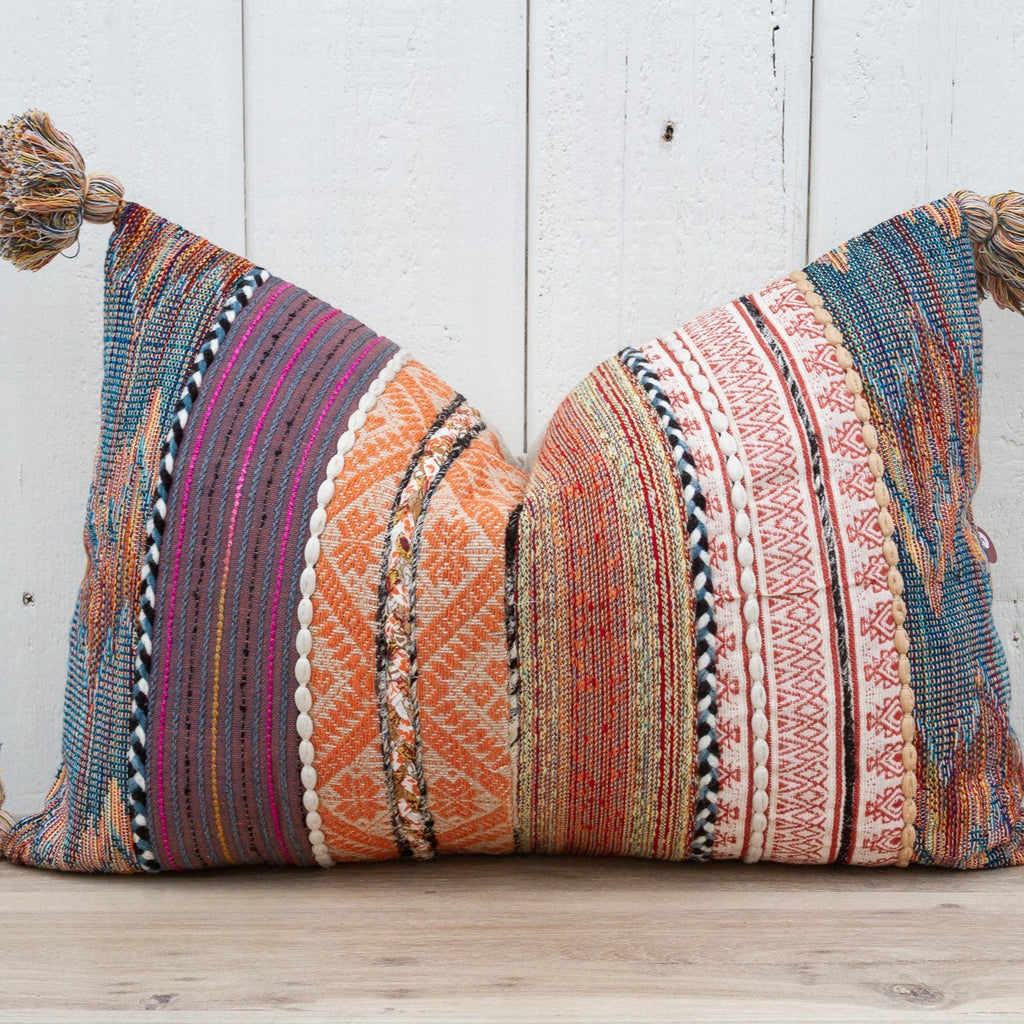 Purple Margarita Nomadic Moroccan Lumbar Pillow Cover