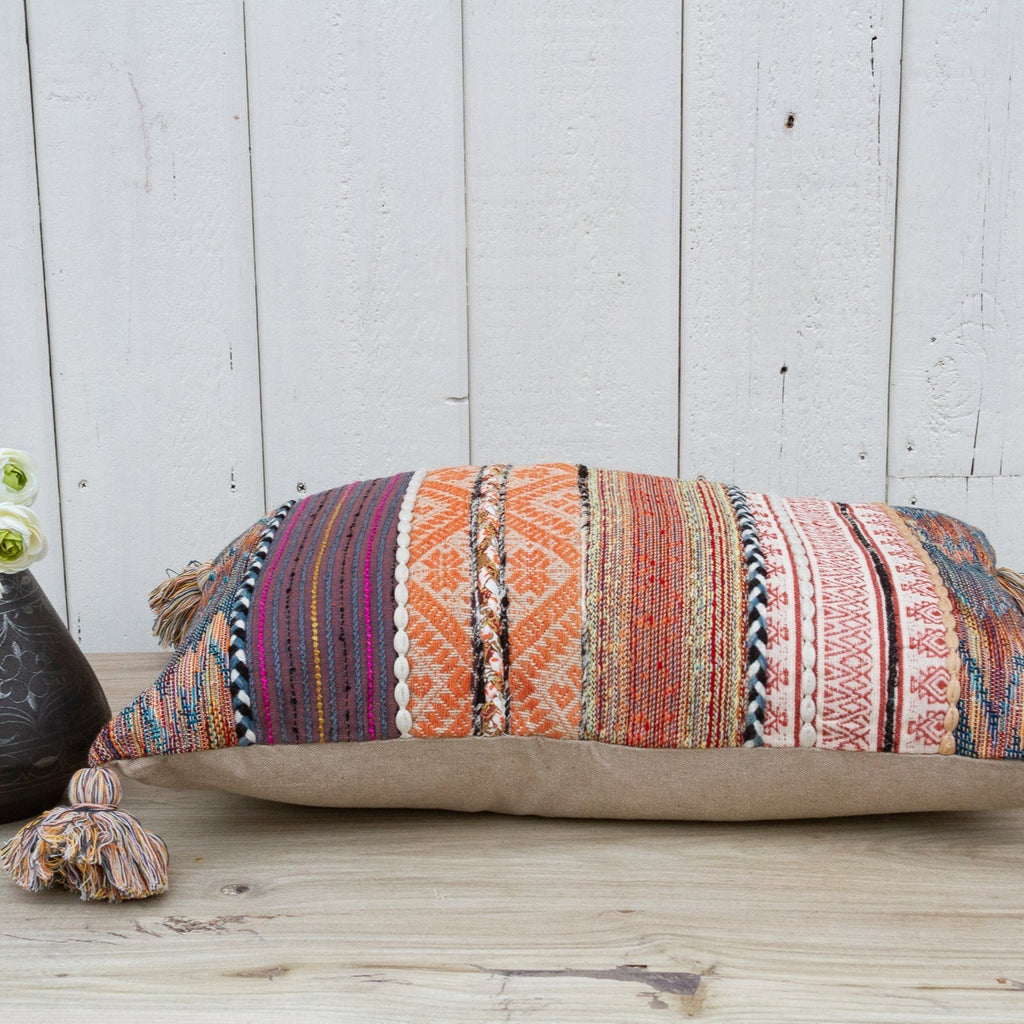 Purple Margarita Nomadic Moroccan Lumbar Pillow Cover