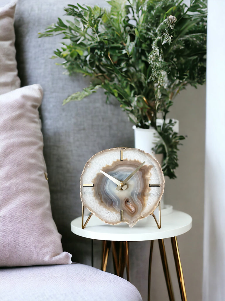 Agate Desk Clock (SH)