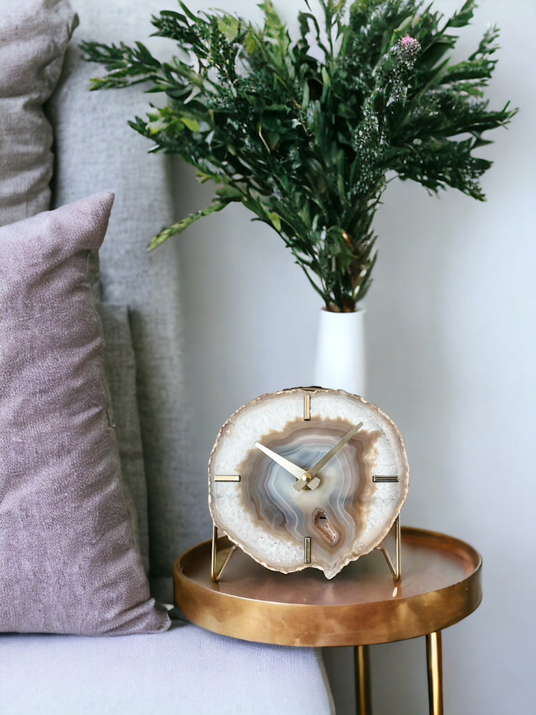 Agate Desk Clock (SH)