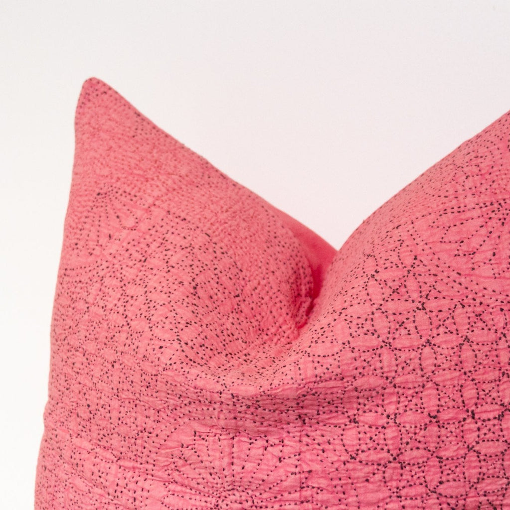 Amaranth Hand-Stitched Pillow Cover