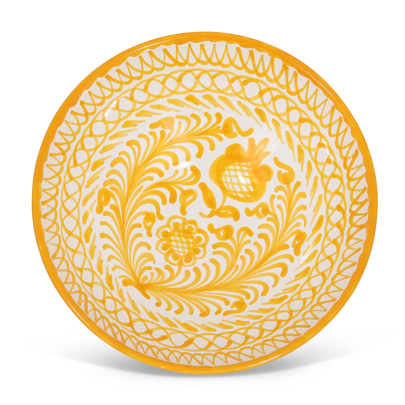 Large bowl with hand painted designs | SmithHönig