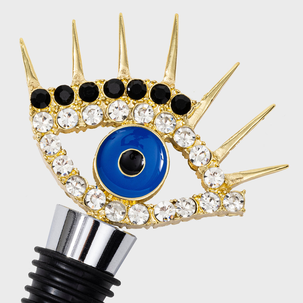 Evil eye wine stopper