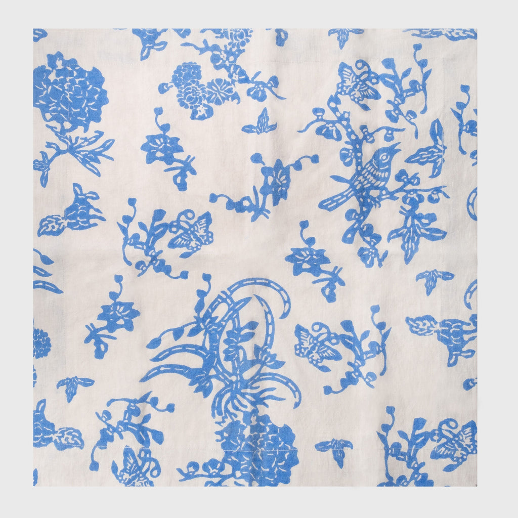 Garden Print Blue Napkin, Set of 2