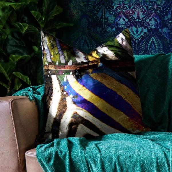 Luxury Zebra Print Pillow - Sebra Stripe