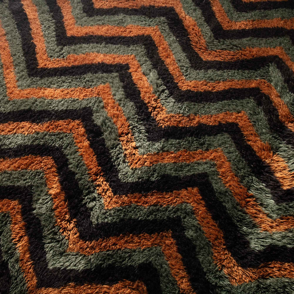 Winding track - Luxury Shag Moroccan Rug