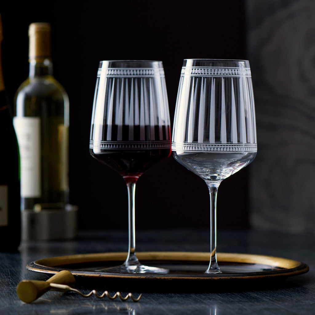 Marrakech Red Wine Glasses, Set of 2