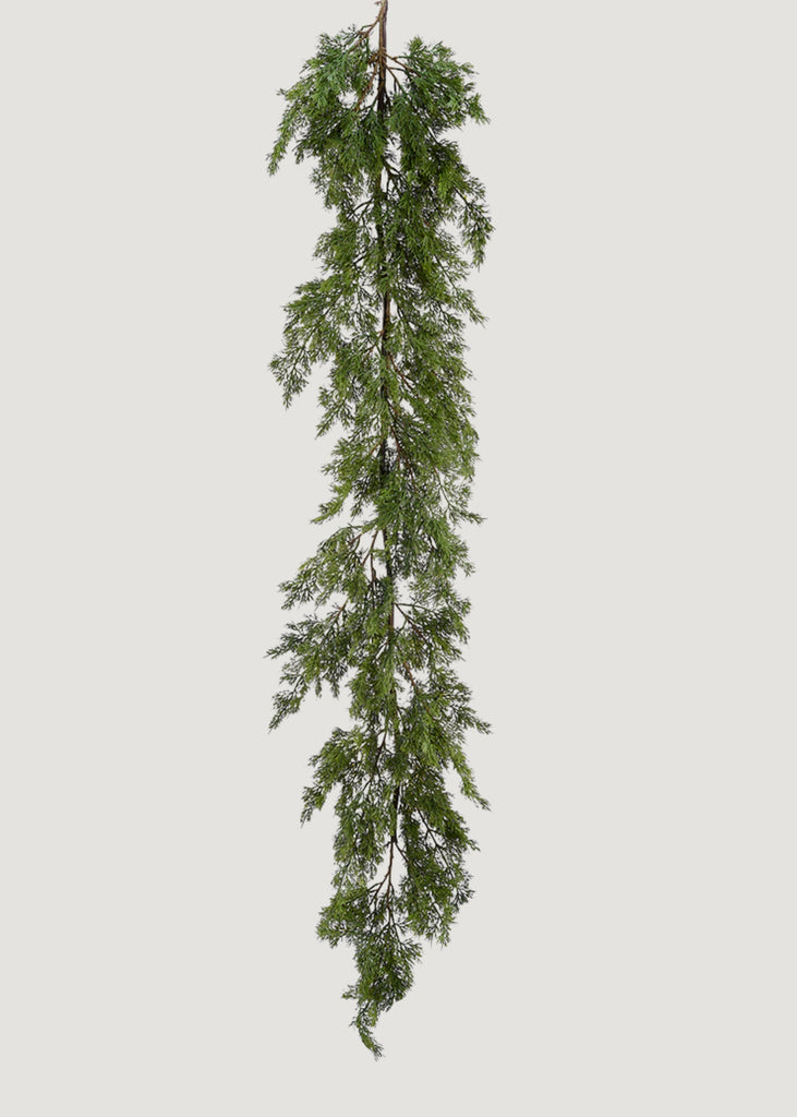 Fake Cedar Greenery Garland - 66”