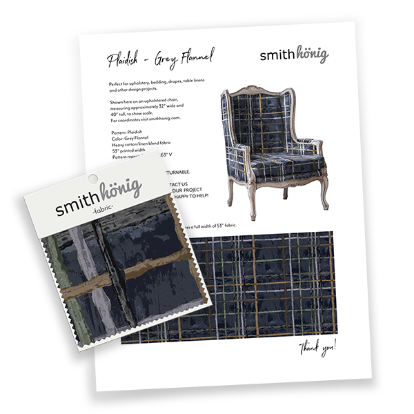 Fabric Swatch Kit - Plaidish/Grey Flannel