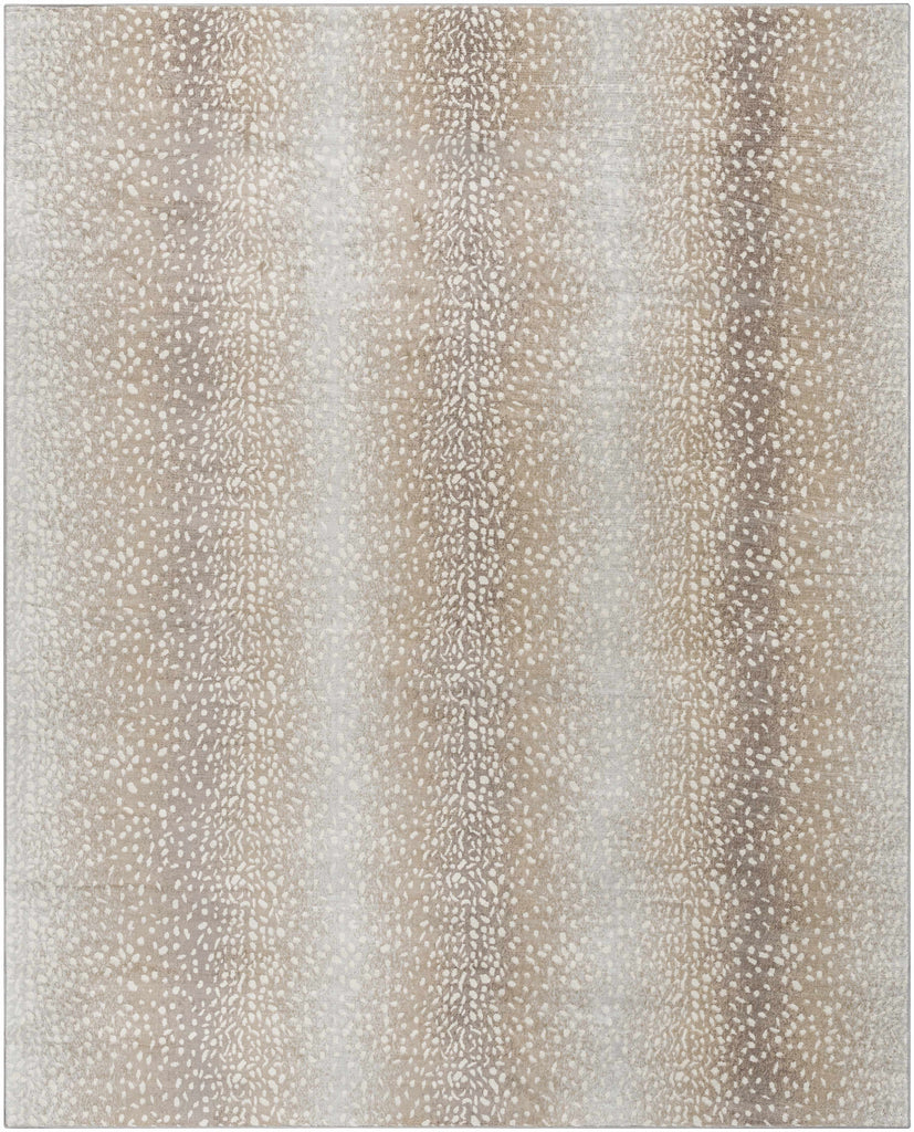Pointblank Tan Leopard Print Rug