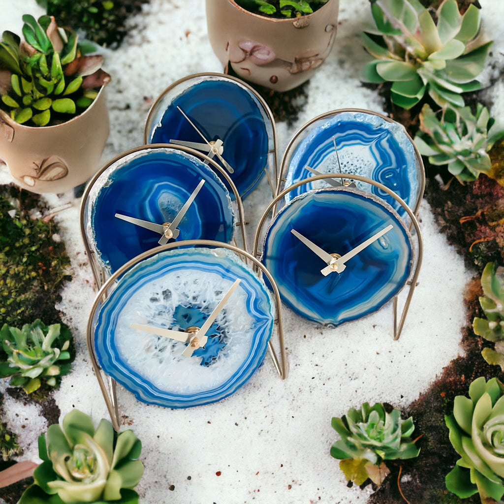 Agate Desk Clock (SH)