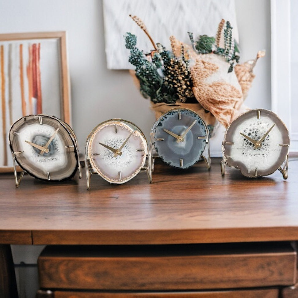 Agate Desk Clock (SH)