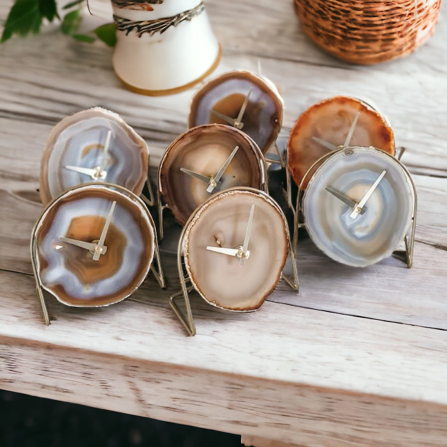 Agate Desk Clock (SH)