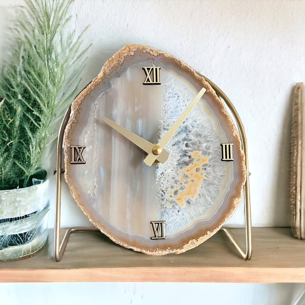 Agate Desk Clock (SH)