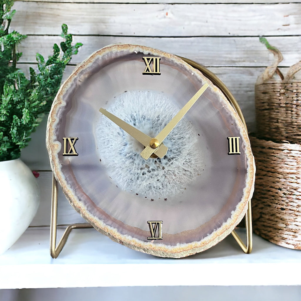 Agate Desk Clock (SH)