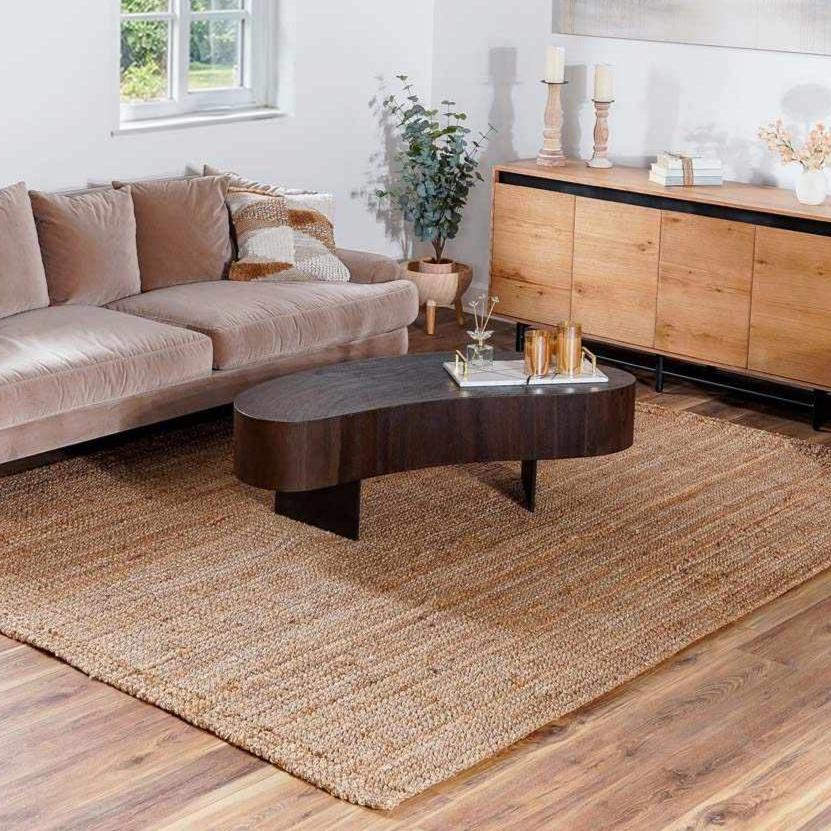 Ambel Beige Jute Rug - SmithHönig Rugs