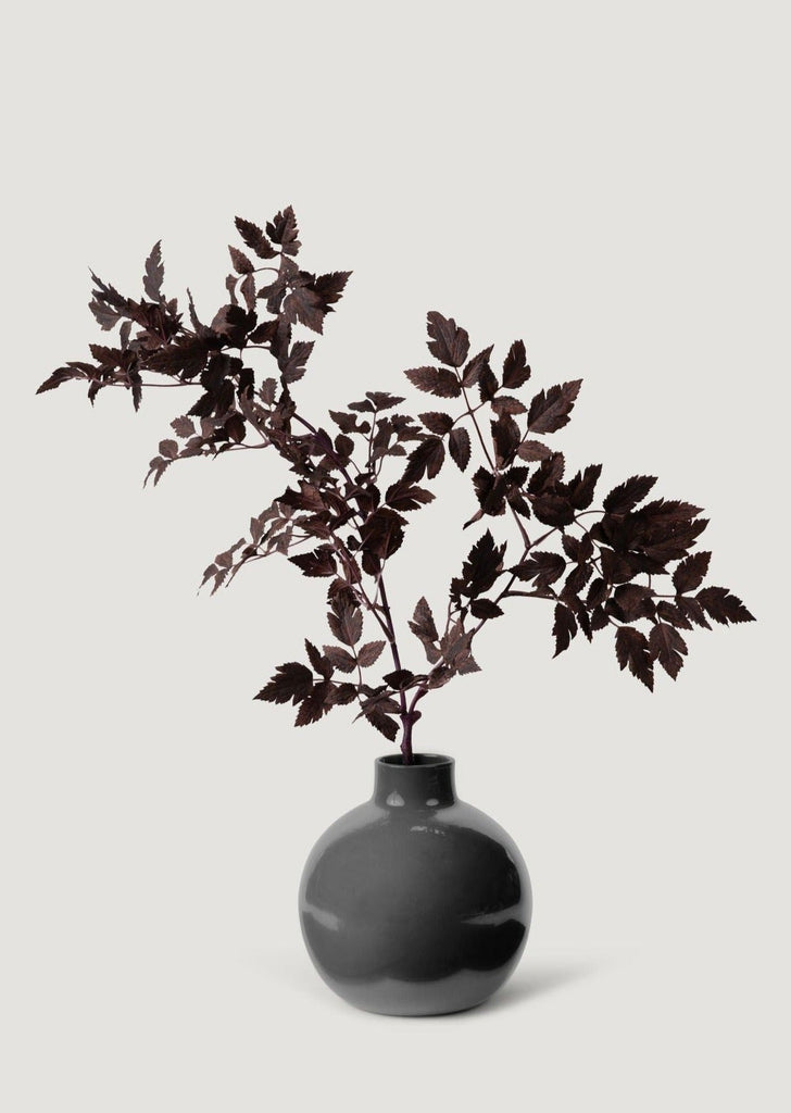 Fake Plants | New Afloral Plum Artificial Cimicifuga Plant Leaf Spray - 31"