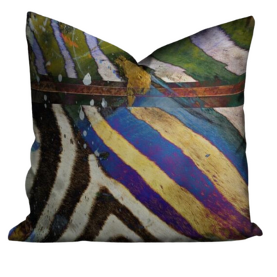 Luxury Zebra Pillow - Sebra Stripe - SmithHönig Animal Print Pillow