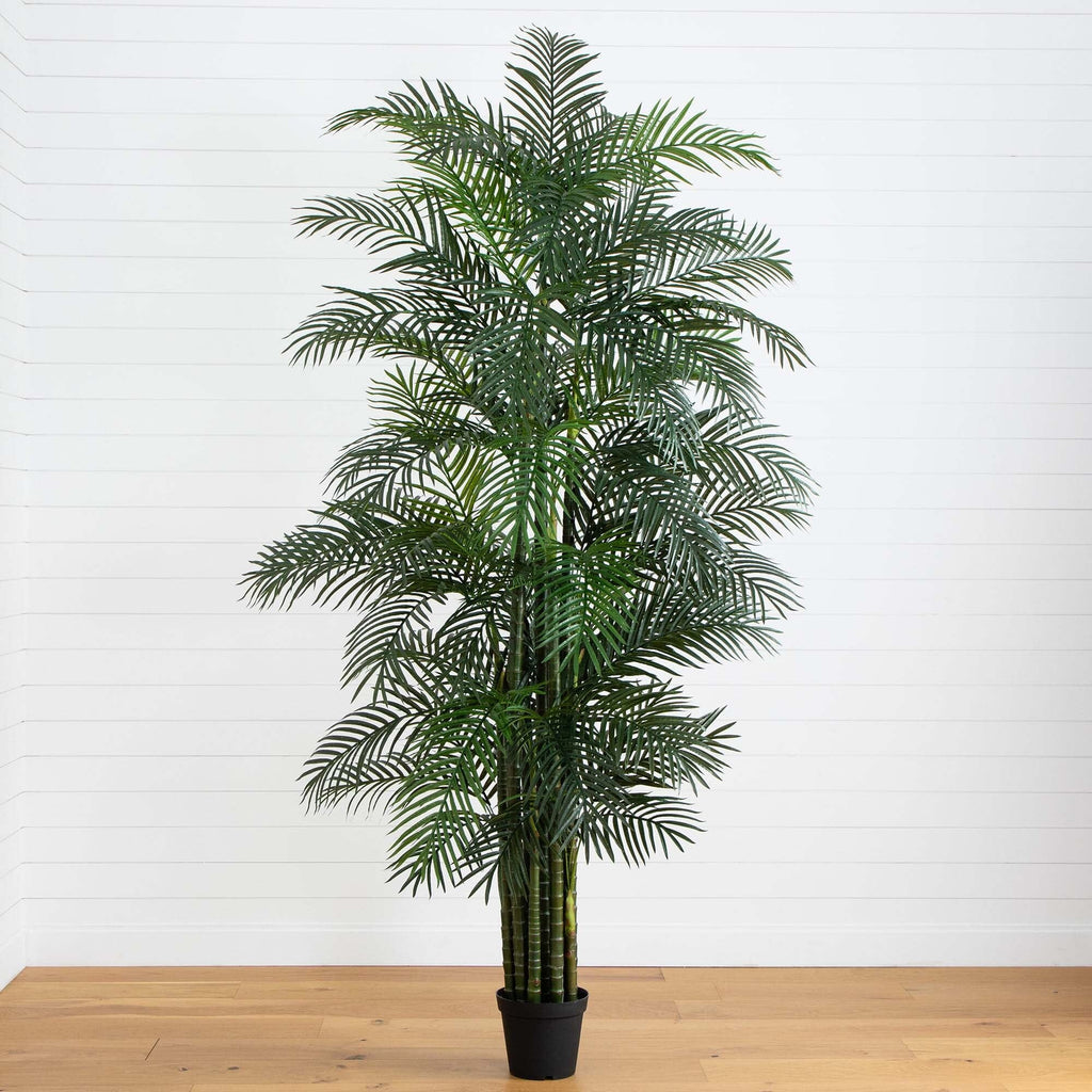 areca palm growth rate outdoors pots 10' UV Resistant Artificial Areca Palm Tree (Indoor/Outdoor)