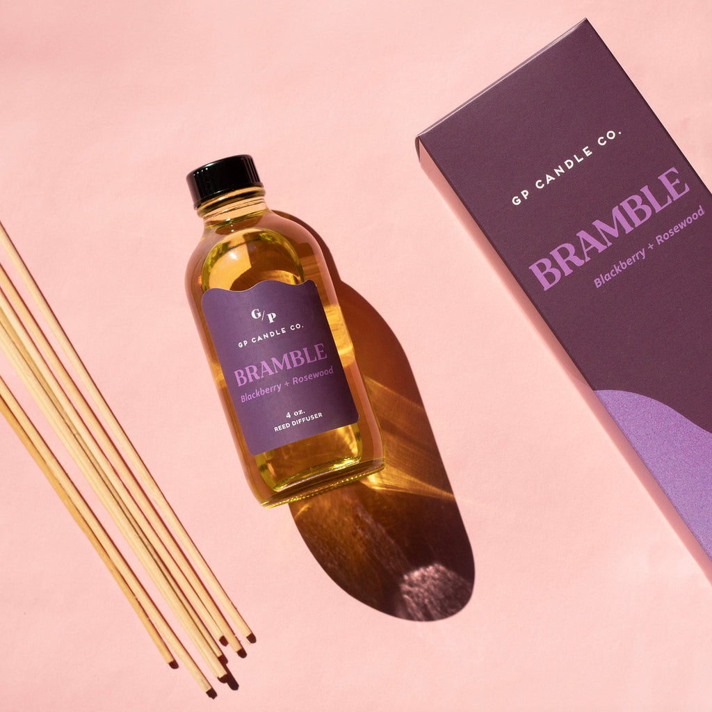 Bramble 4 oz. Hue Reed Diffuser (Blackberry + Rosewood)