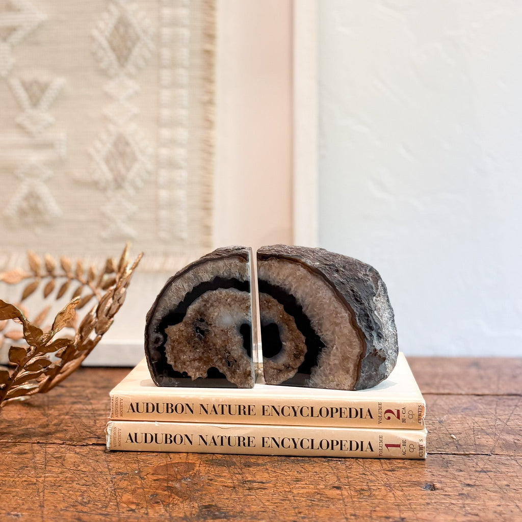 Brazilian Agate Bookend Pair