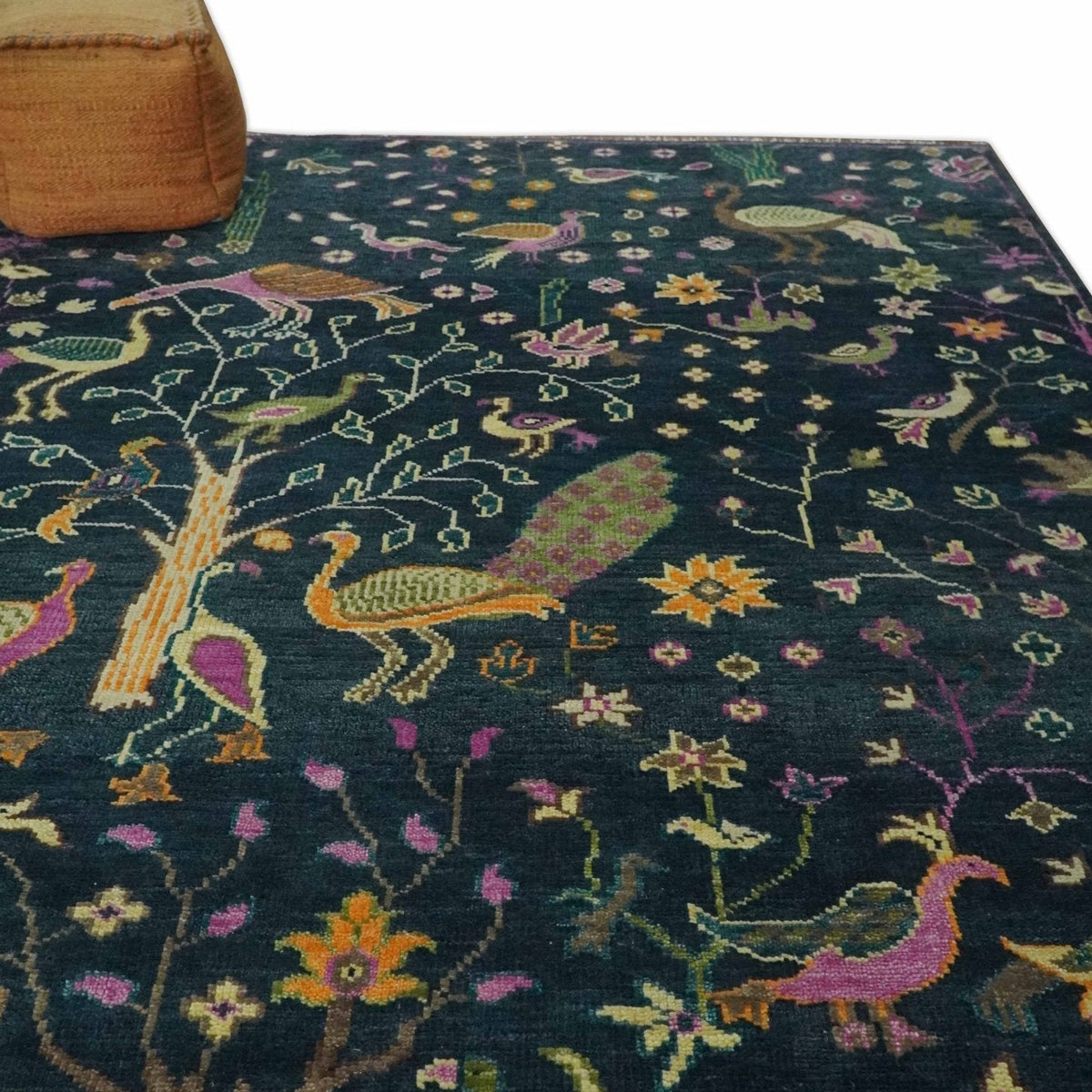 The Jungle Life Peacock on Tree Rug | SmithHönig