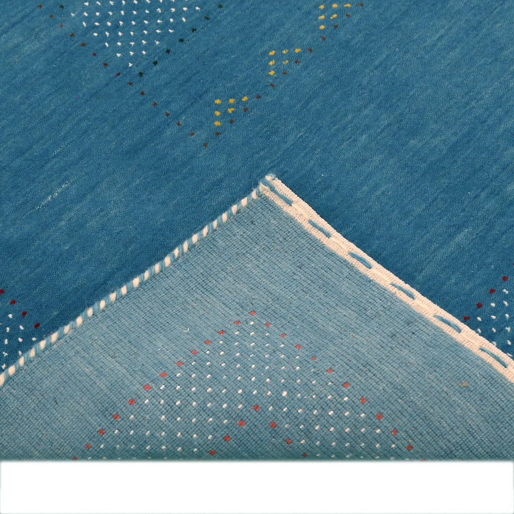 Gabbeh Design Hand Loomed Wool Area Rug