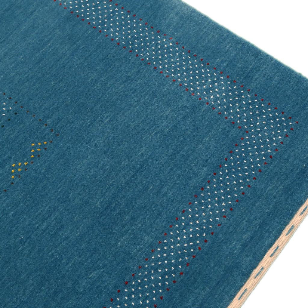 Gabbeh Design Hand Loomed Wool Area Rug