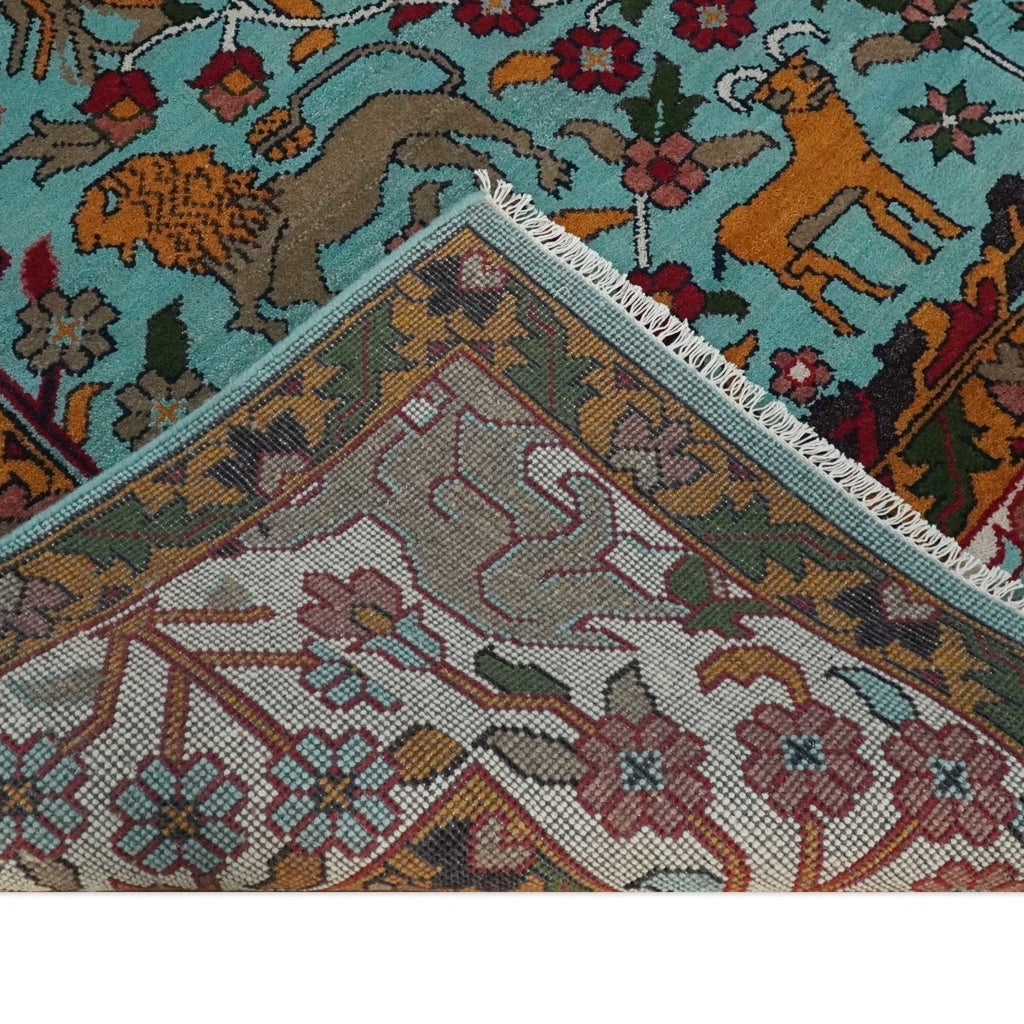 Jungle Animal Tree of Life Rug 9x12