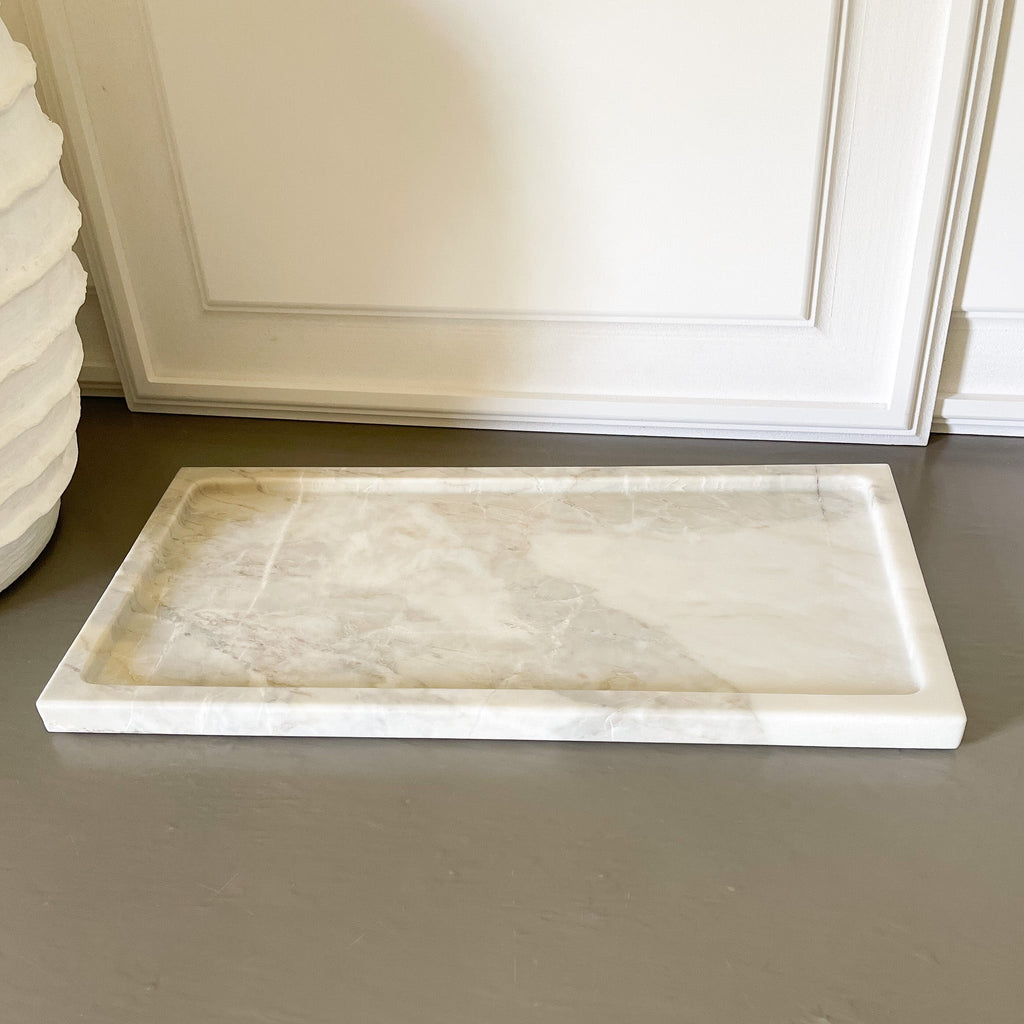 Large Calacatta Marble Tray