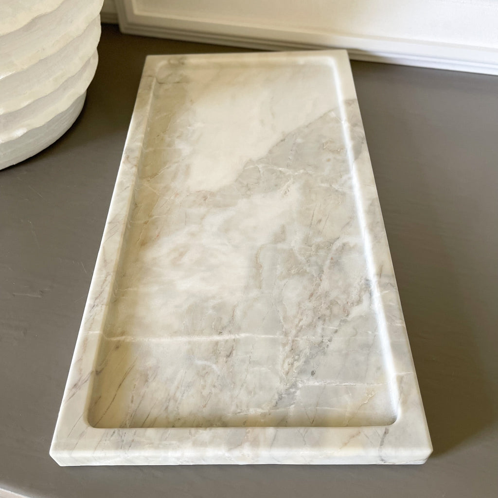 Large Calacatta Marble Tray