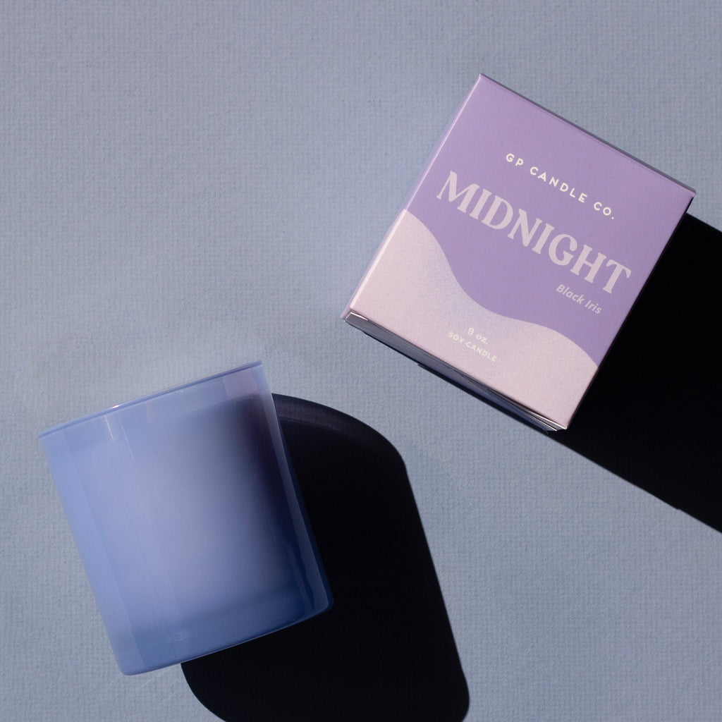 Midnight 9 oz. Hue Candle (Black Iris)