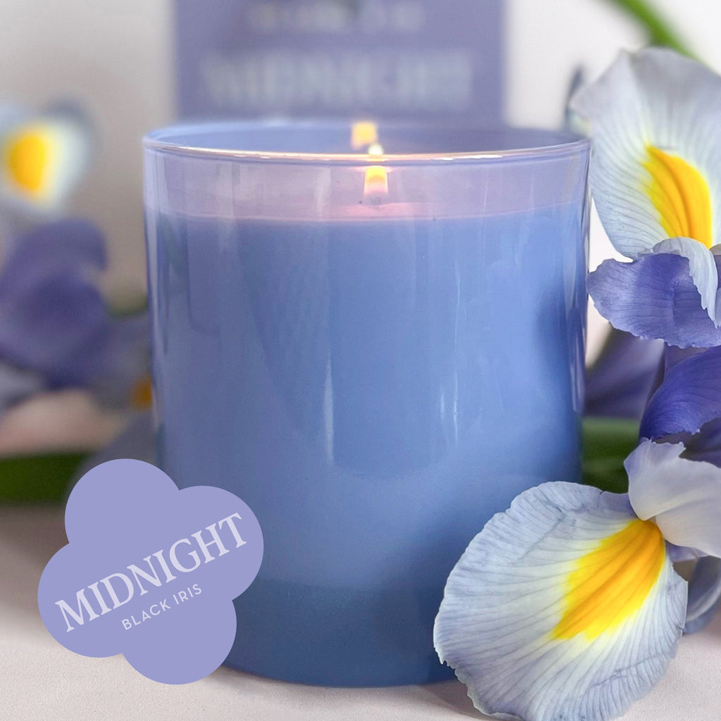 Midnight 9 oz. Hue Candle (Black Iris)