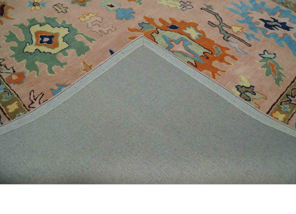 Ready to Ship Hand Tufted Pink Modern Colorful Oushak Rug, Kids, Living Room Rug