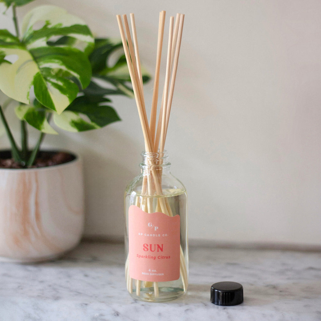 Sun 4 oz. Hue Reed Diffuser (Sparkling Citrus)