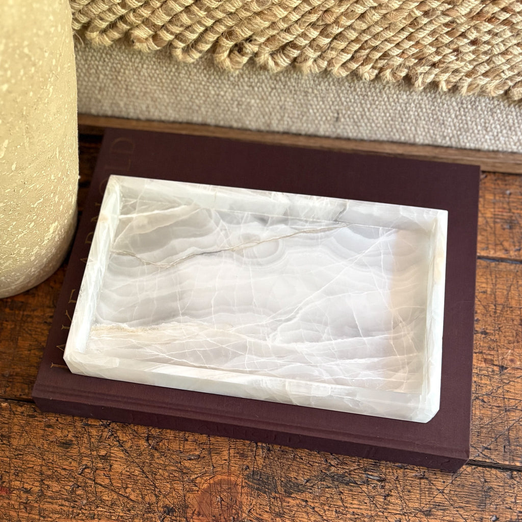 White Onyx Tray
