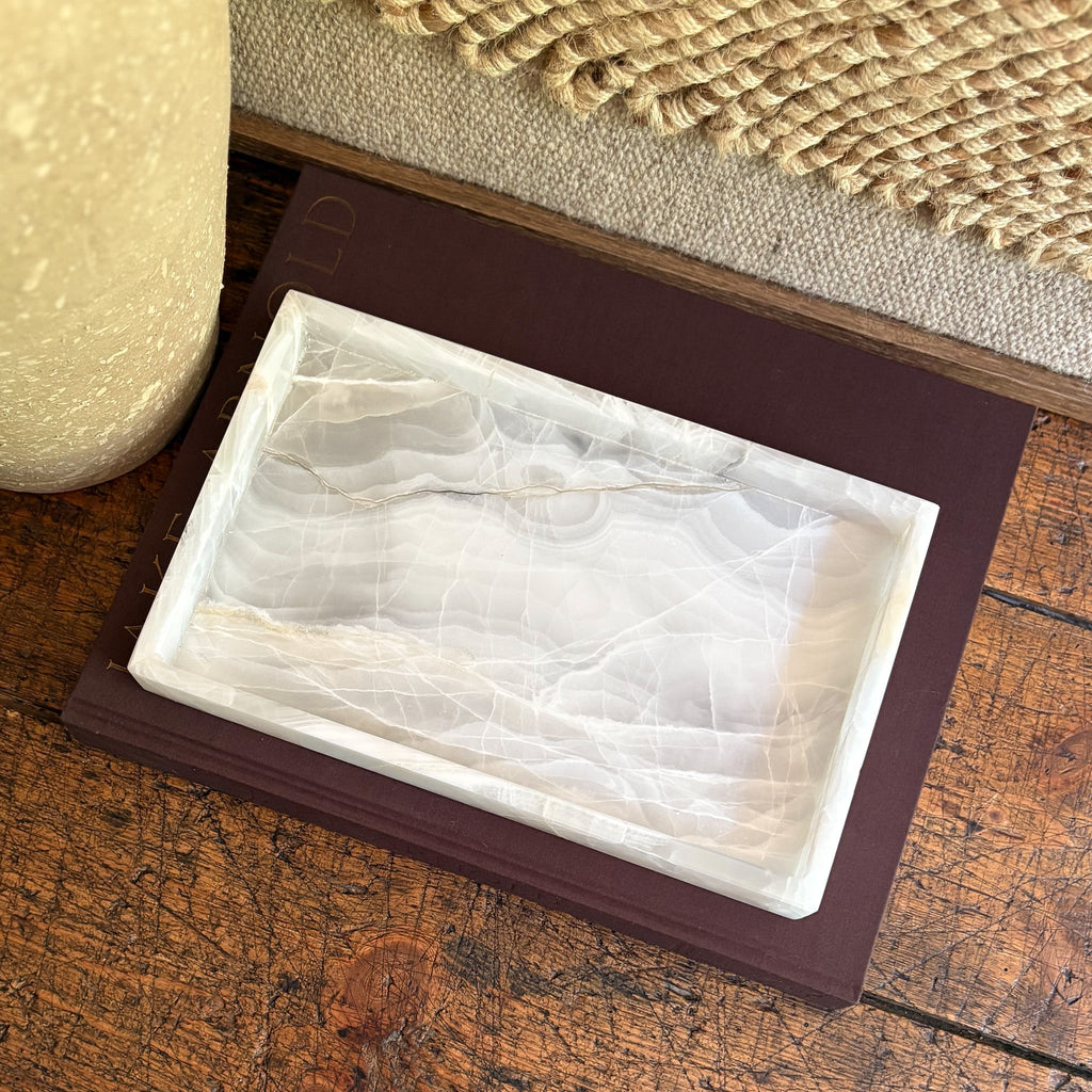 White Onyx Tray