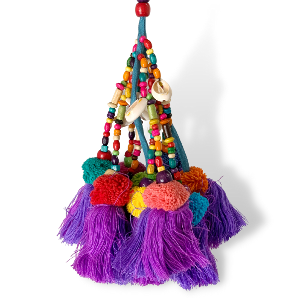 Cowrie Shell Tassel - Violet | SmithHönig