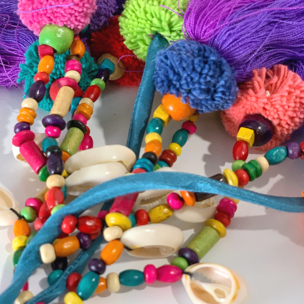 Cowrie Shell Tassel - Violet | SmithHönig