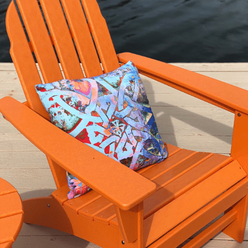 Outdoor Pillow - Moroccan Knot