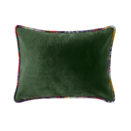 The Luxe - Lumbar Forest Green with Vintage Gypsum Welt