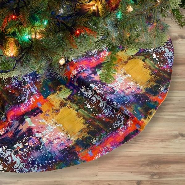 Christmas Tree Skirt - Vintage Gypsum