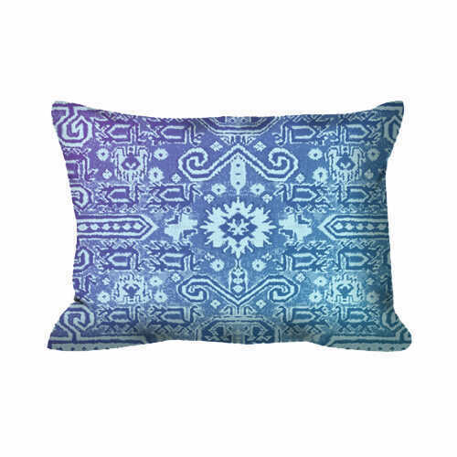 Outdoor Pillow - Oushak Blue