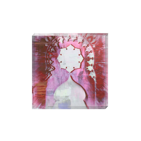 Acrylic Art Block - Crespi Arch Pink