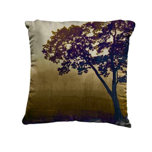 Luxury Tree and Fog Pillow - Savanna Morning