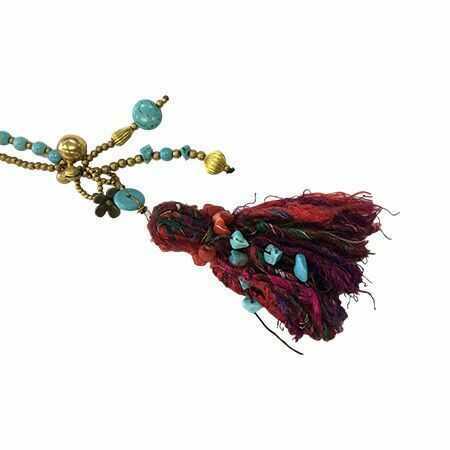 Yak Wool Tassel Necklaces