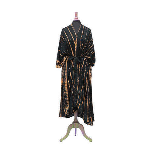 Hand-Dyed Balinese Kimono - Black