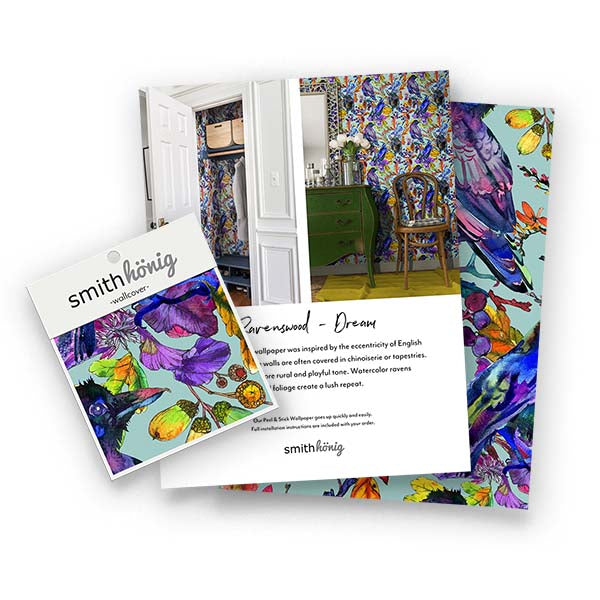 Sample Pack - Ravenswood Peel and Stick Wallpaper - Color: Dream