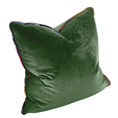 The Luxe - Lumbar Forest Green with Vintage Gypsum Welt