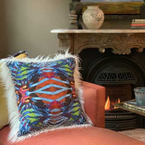 Nordic Pillow - African Paint